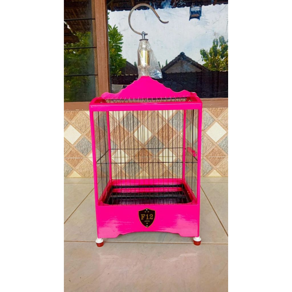 Sangkar Ukuran 20*25 ruji ful fiber rajut Cocok Untuk Prenjak, Ciblek, Sirtu Dll, // Sangkar Prenjak