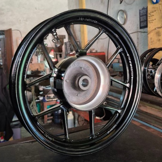 VELG VARIO LED CUSTOM PNP PCX 160 CBS / ABS (Untuk ABS 2023 dan seterusnya). Repaint Hitam Glossy