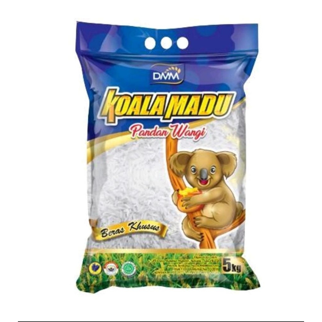 BERAS 5KG KOALA MADU PANDAN WANGI