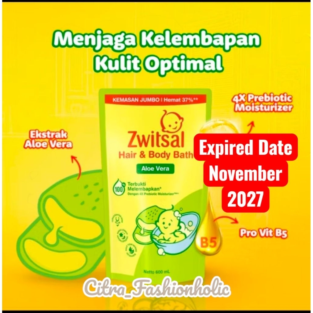 Zwitsal baby bath hair and body 600ML Zwitsal 2in1 600ml Zwitsal sabun dan shampo Zwitsal sabun mand