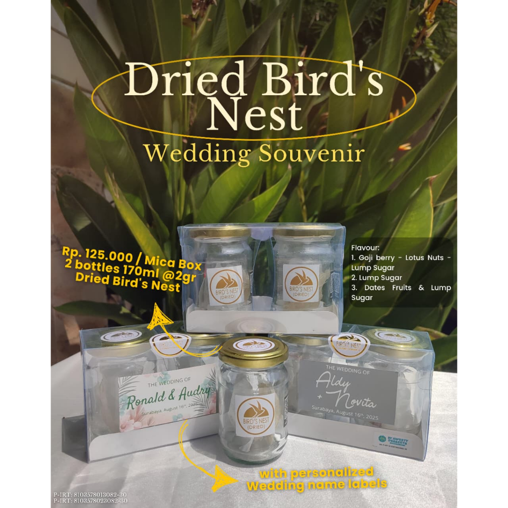 

Dried Bird's Nest Wedding Souvenir