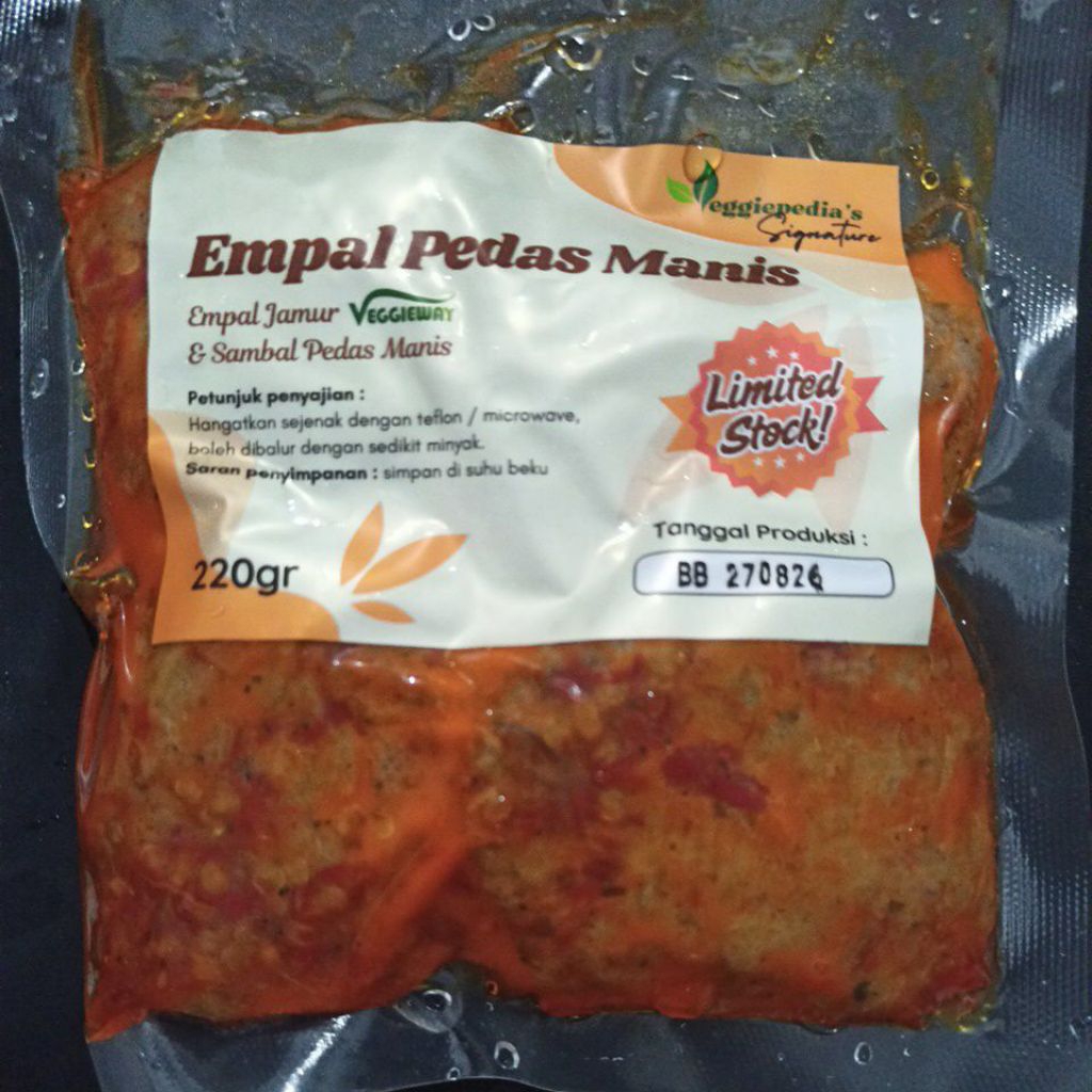 

empal pedas manis vegetarian vegan
