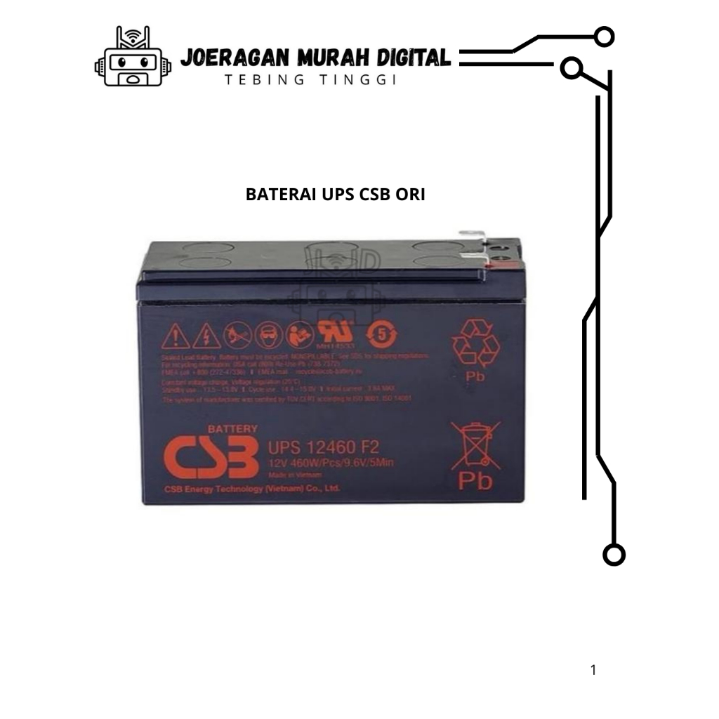 BATTERY AKI KERING CSB ORIGINAL MURAH buat UPS