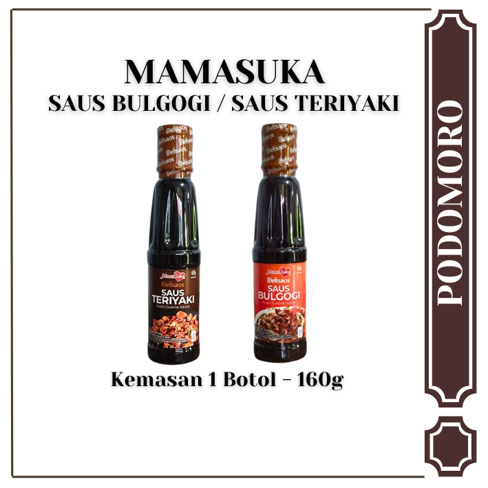 

MamaSuka Saus Teriyaki - Saus Bulgogi 160g - Saus masak marinasi