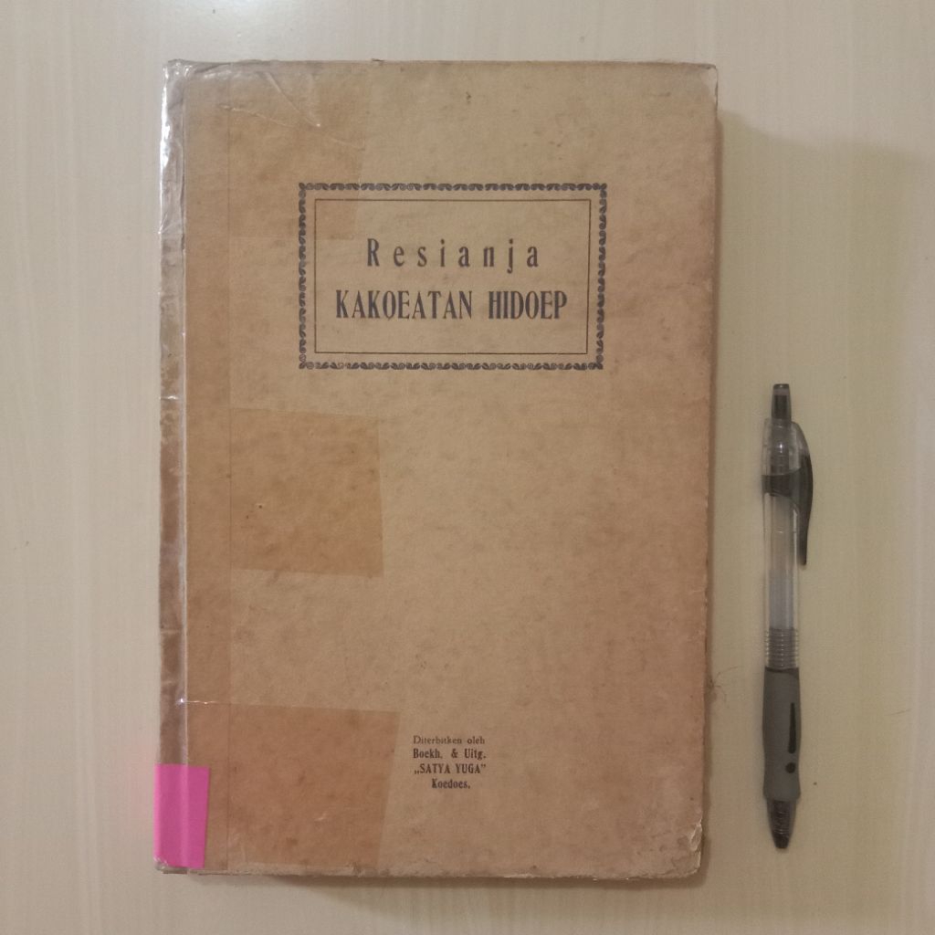 RESIANJA KAKOEATAN HIDOEP - Buku Lawas Bekas Murah Original - B1