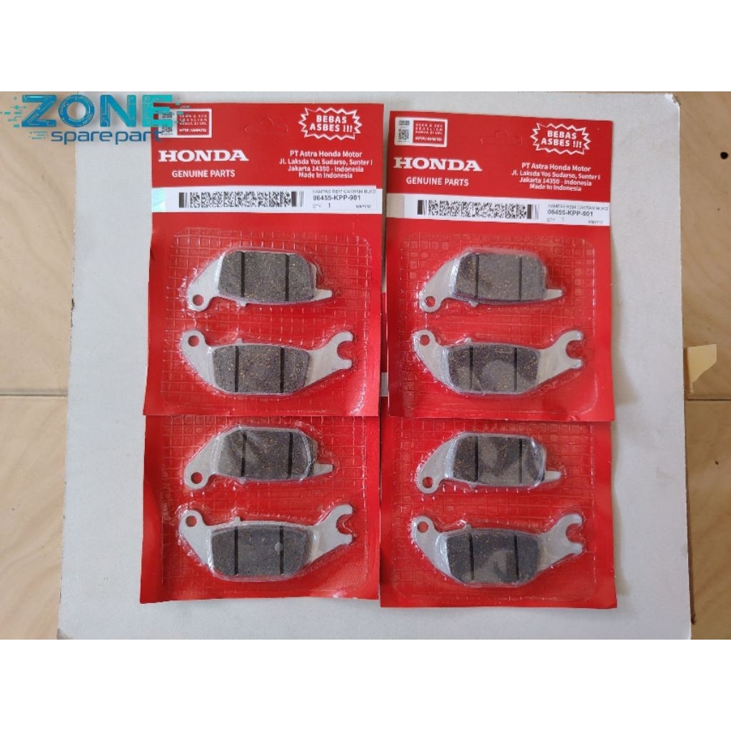 (GROSIR 5 PCS) (GRADE A) Kampas Rem Cakram Dispad Belakang Supra x 125 Honda KPP