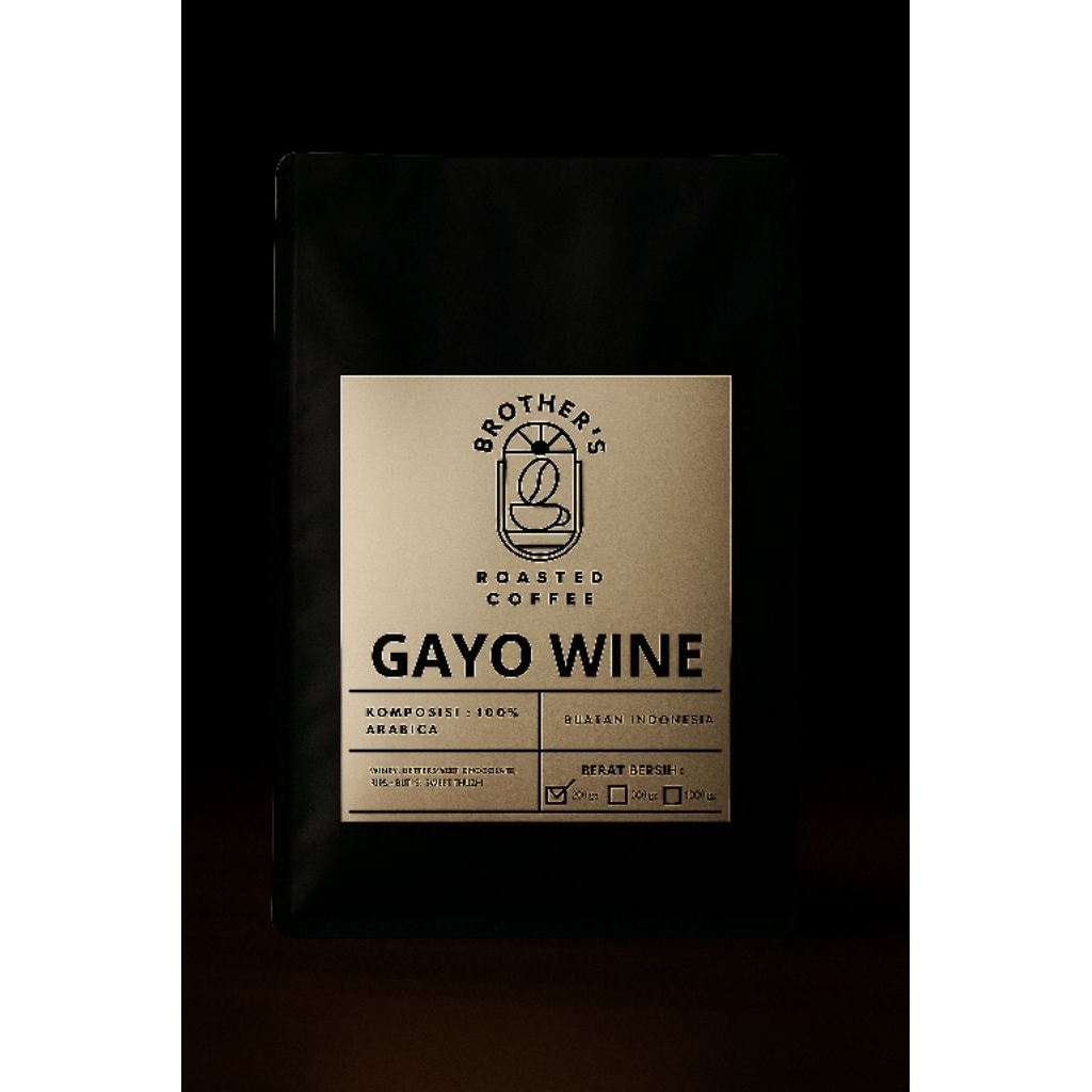 

kopi arabica gayo wine grade A 200g