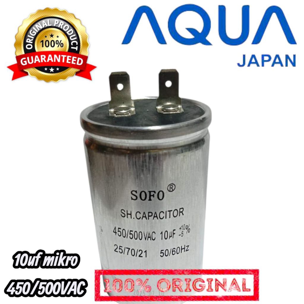 kapasitor mesin cuci AQUA TOP LOADING BUKAAN ATAS mesin cuci aqua 1 tabung