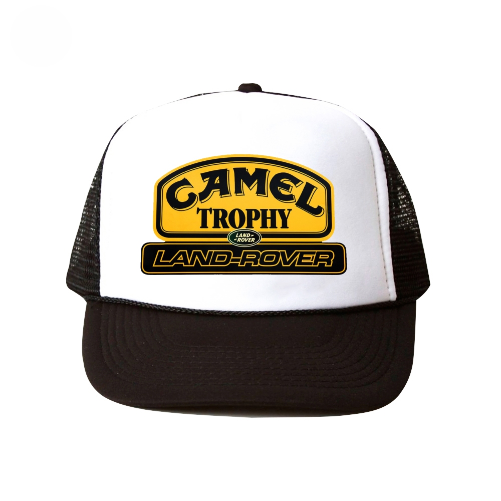 Topi Pria Vintage CAMEL Land Rover Trucker Hat Premium Quality