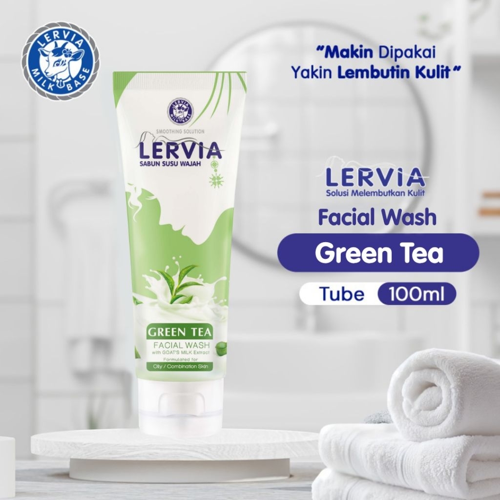 LERVIA Facial Wash Greentea 100ml