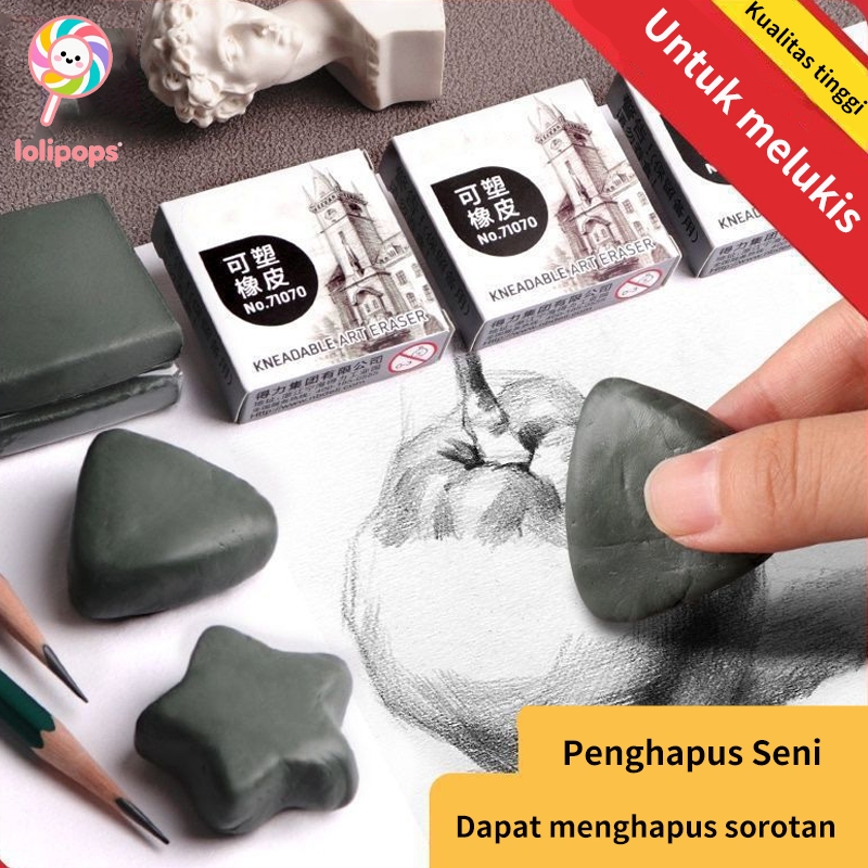 

Penghapus Plastik Seni Bintang Lucu, Penghapus Plastik Adhesif Lembut untuk Detail Lukisan