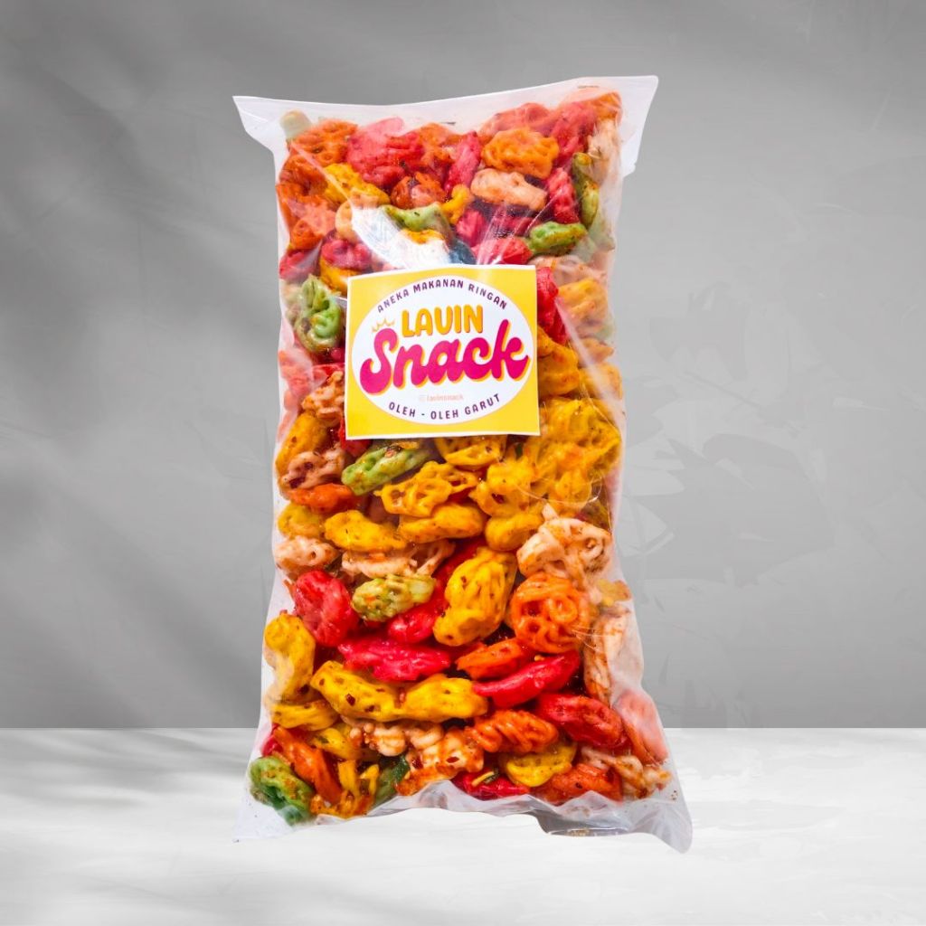 

kerupuk mie pedas warna 250gr & 500gr