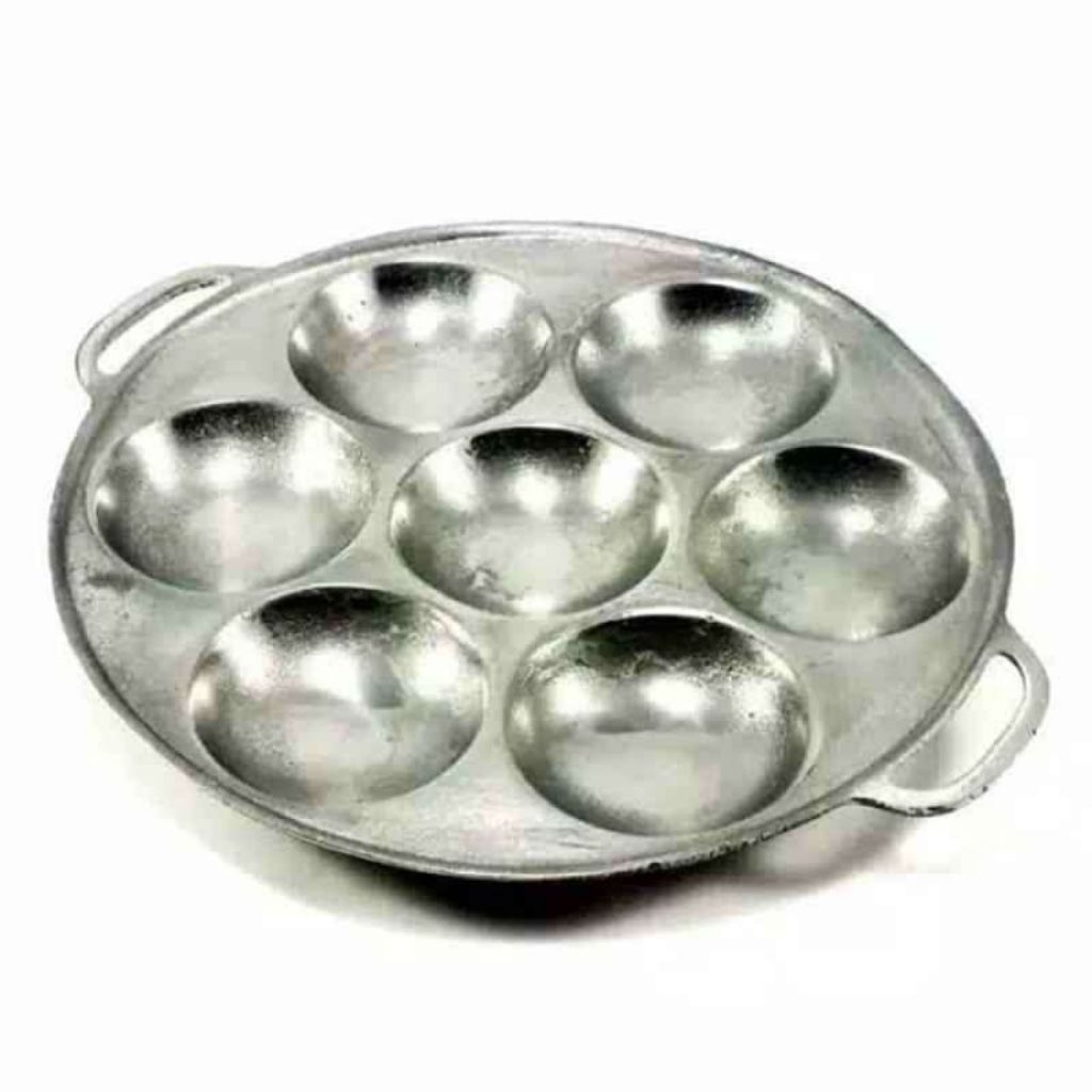 Cetakan Martabak Tebal [7 Lubang]/ Cetak Telur Puyuh / Wajan Takoyaki / Penggorengan Telor