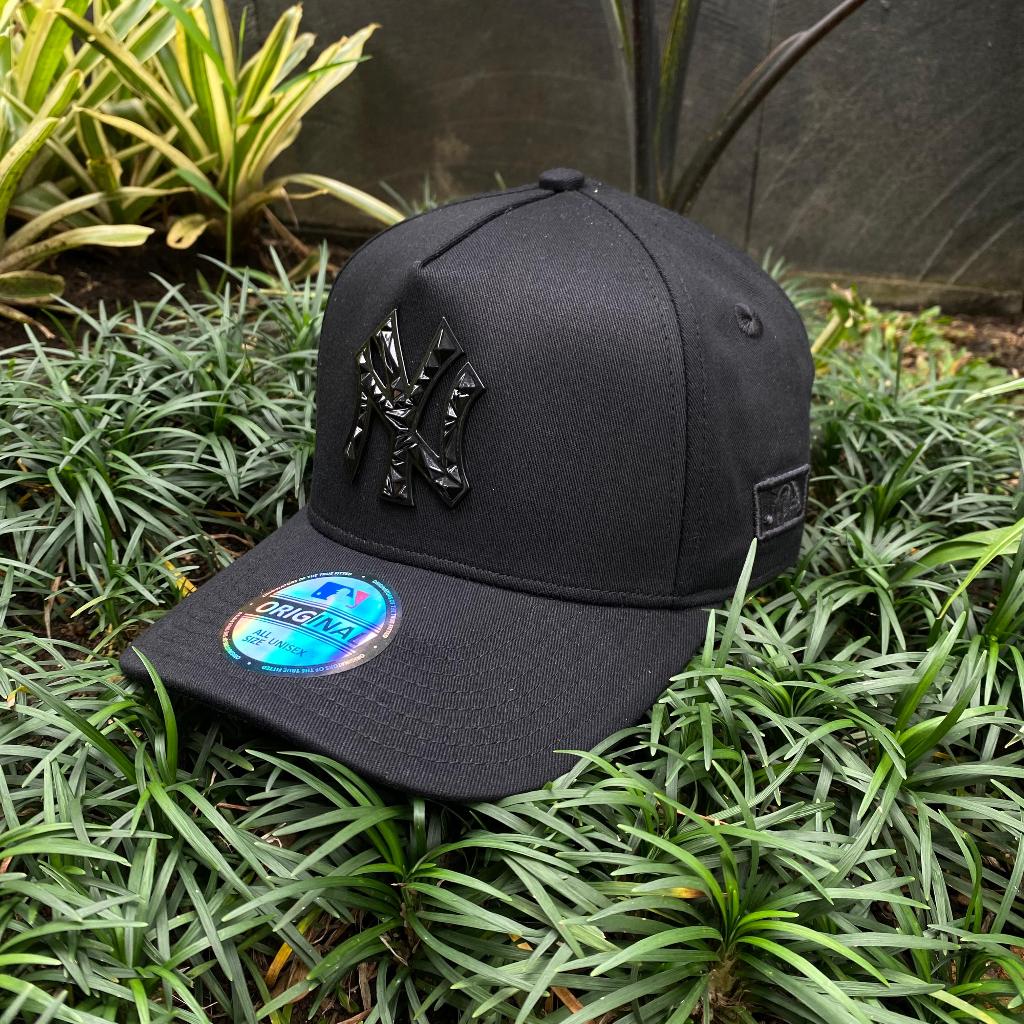 Topi Basseall NY BESI DIAMOND FULL HITAM Topi Premium MLB / Topi MLB - COD