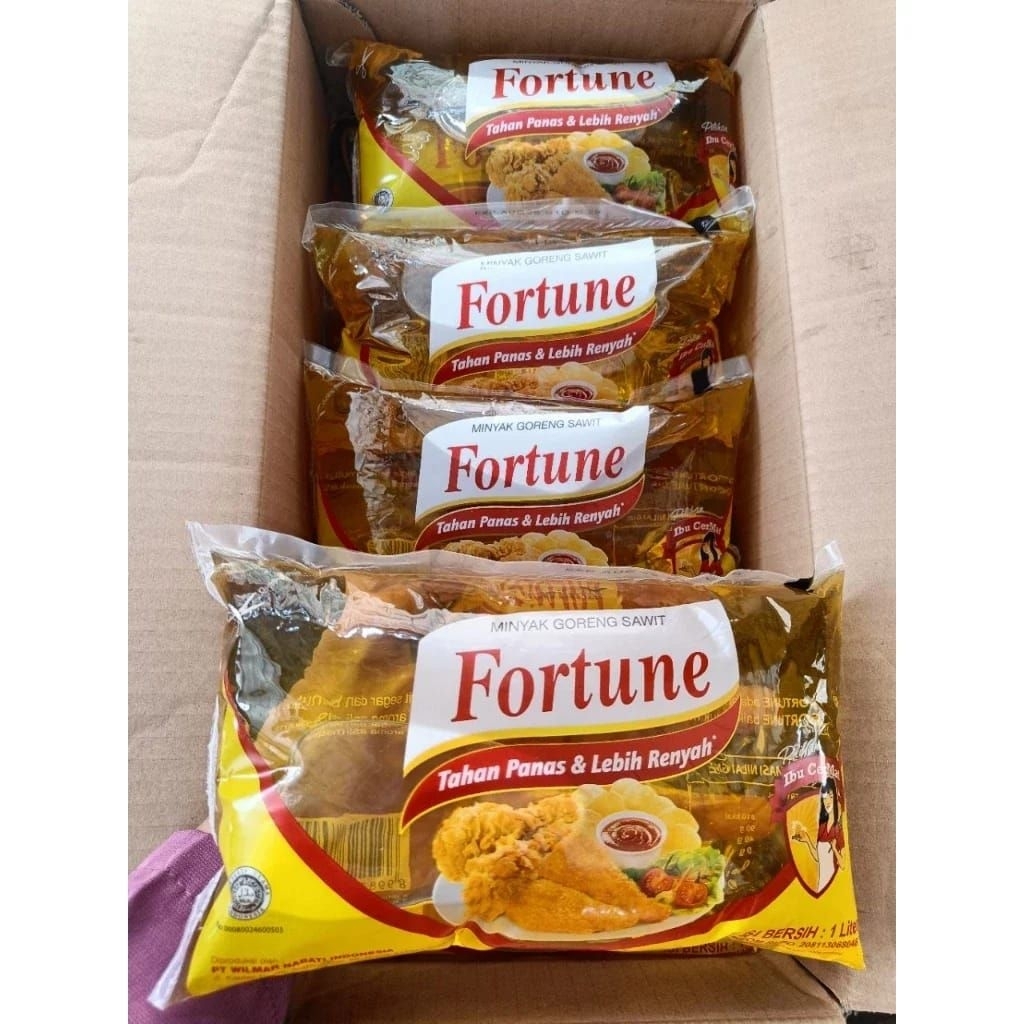 

Fortune Bantal 1liter x 12 1dus