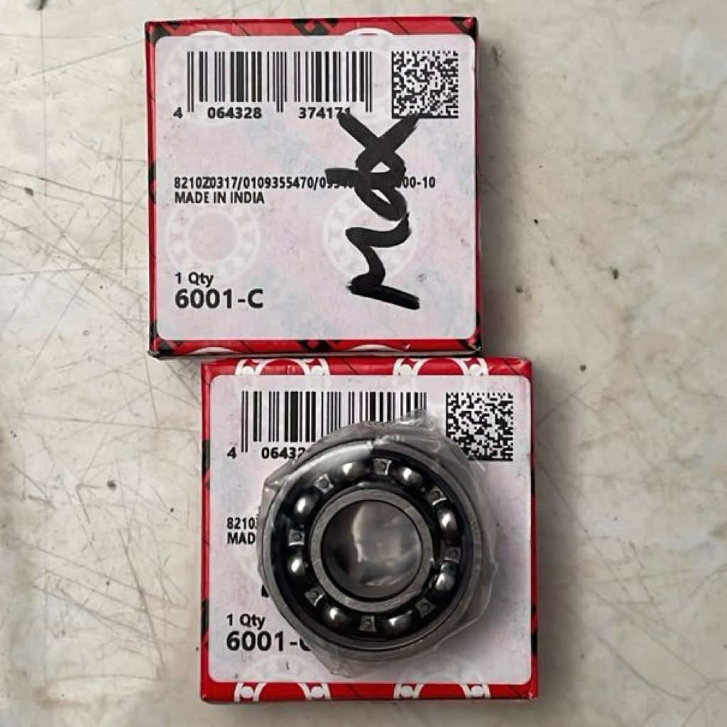 Laher Bearing 6001 / Bantalan Laher 6001