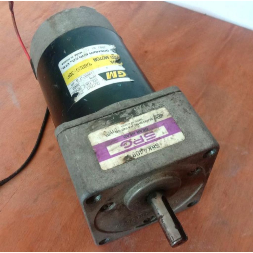 DC motor gearbox SPG 90Vdc 3000rpm
