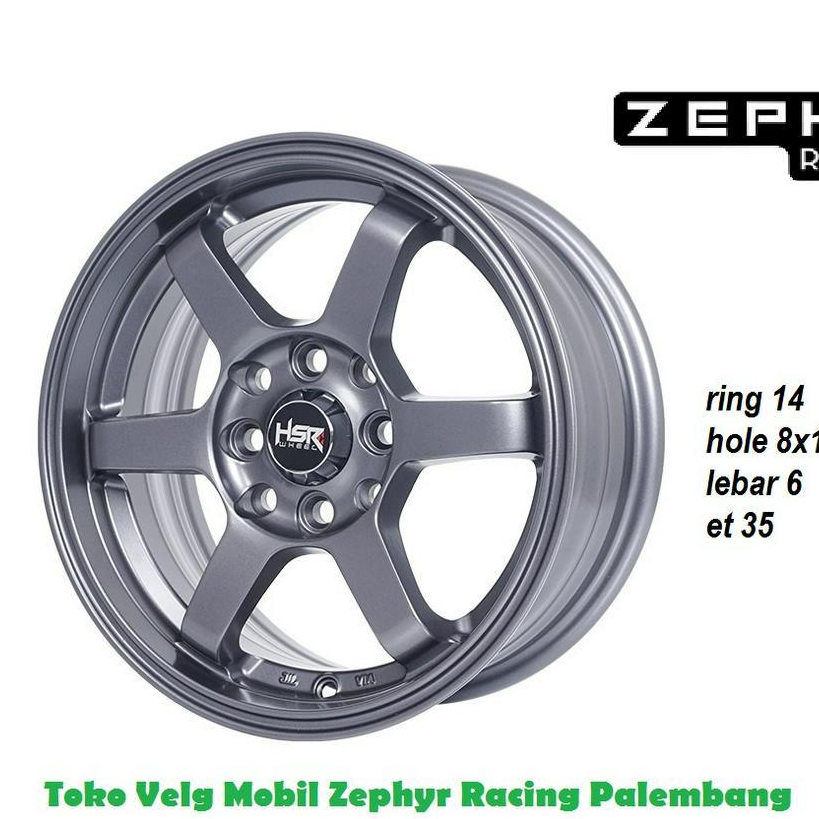 VELG HSR TOKYO R14 MODEL TE37 BUAT CALYA AYLA AVANZA DLL FREE ONGKIR