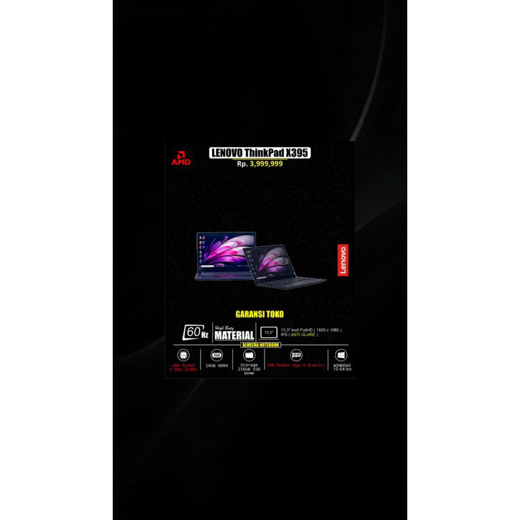 Lenovo Thinkpad X395