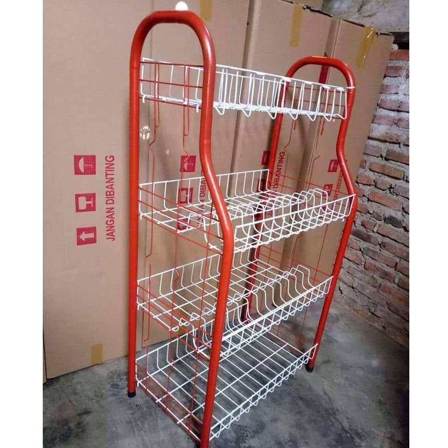 SANEC RAK PIRING MELIA MASTER/SANEC SUSUN 4 BESI ANTI KARAT