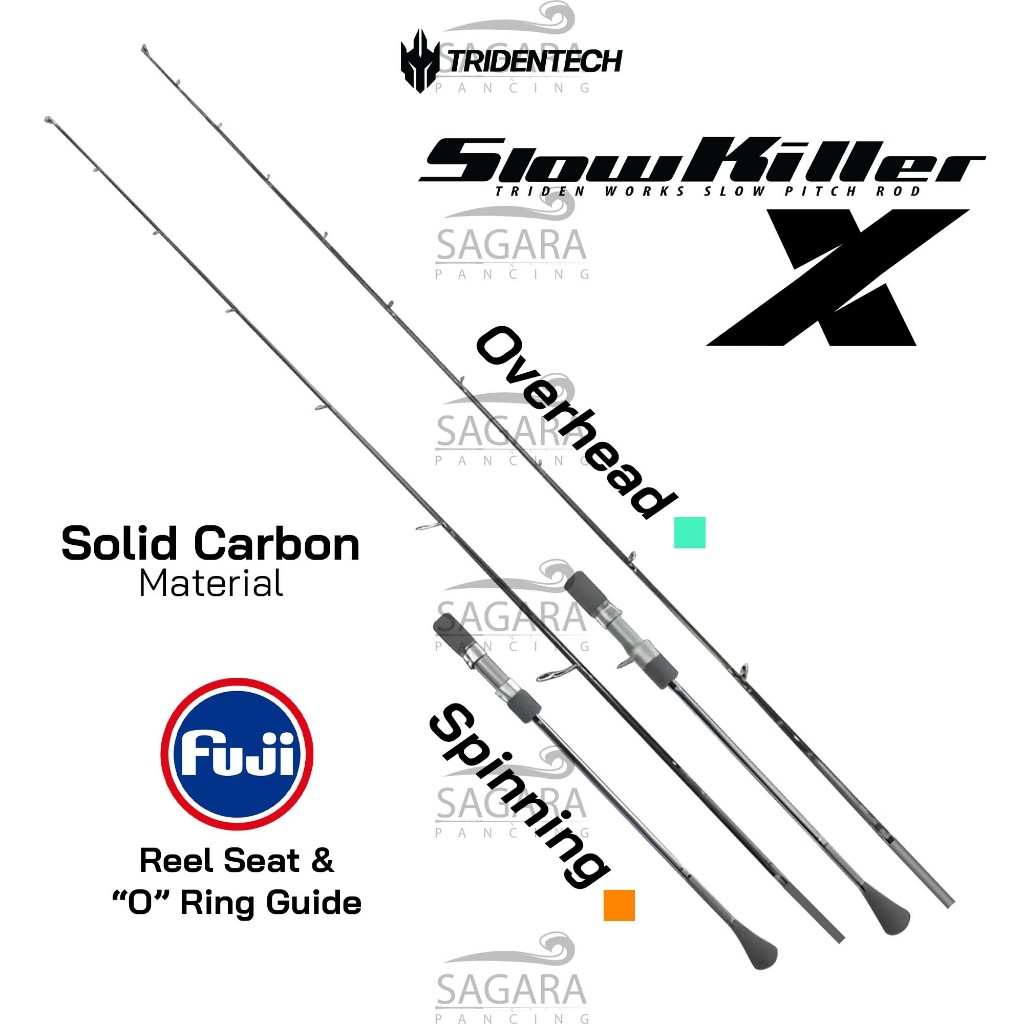 Joran Tridentech Slow Killer X | Joran Slow Jigging Solid Carbon