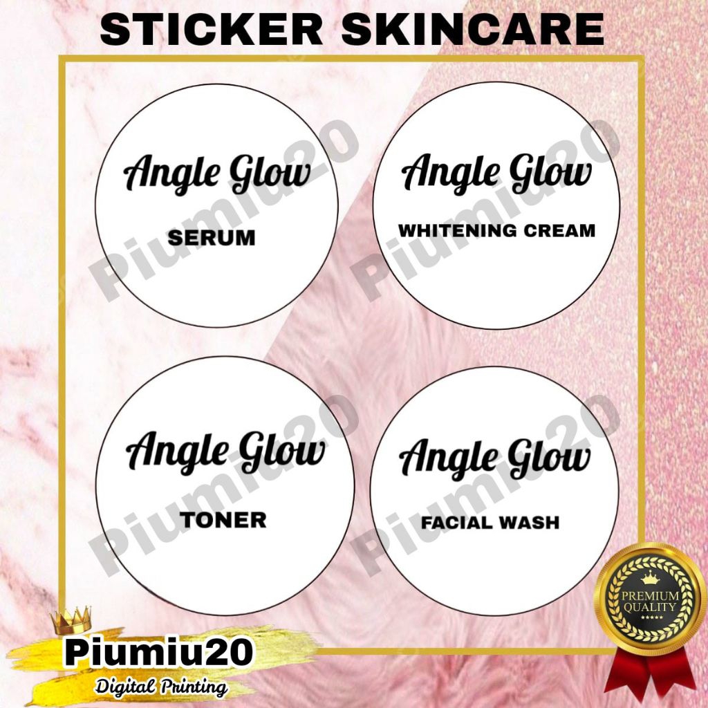 

STIKER PRODUK SKINCARE BISA CUSTOM TULISAN SESUAI REQUEST
