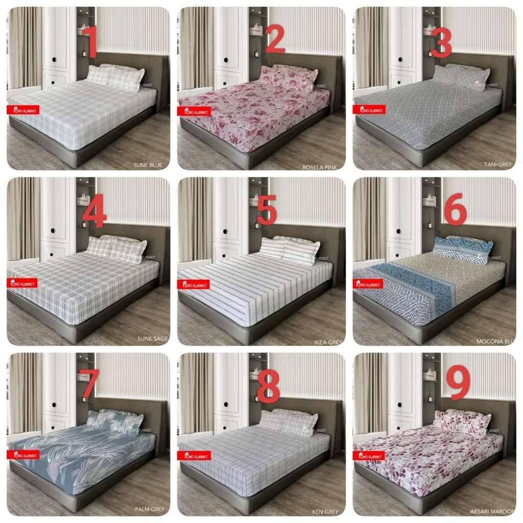 Sprei King Rabbit Uk. 100 (Single)