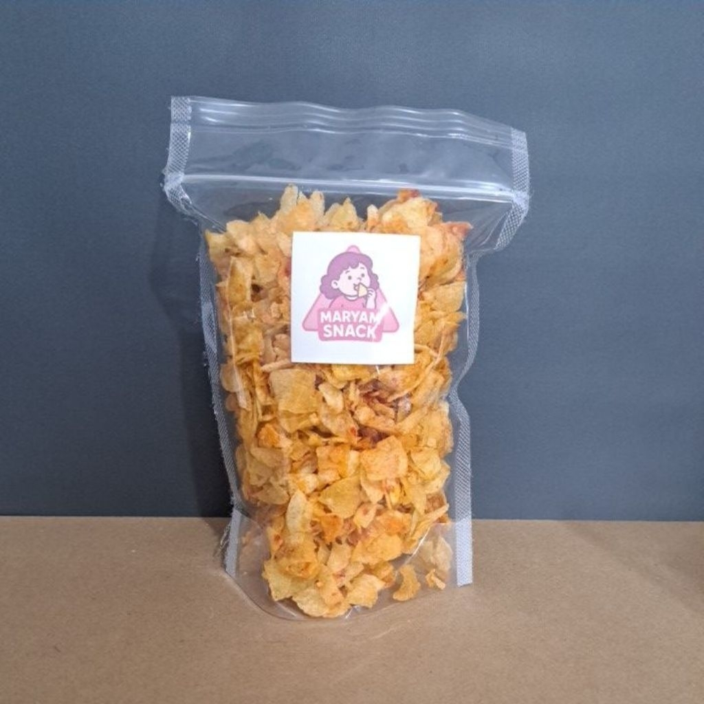 

Keripik Kentang Mustofa Chips Pedas Manis Gurih Enak Murah