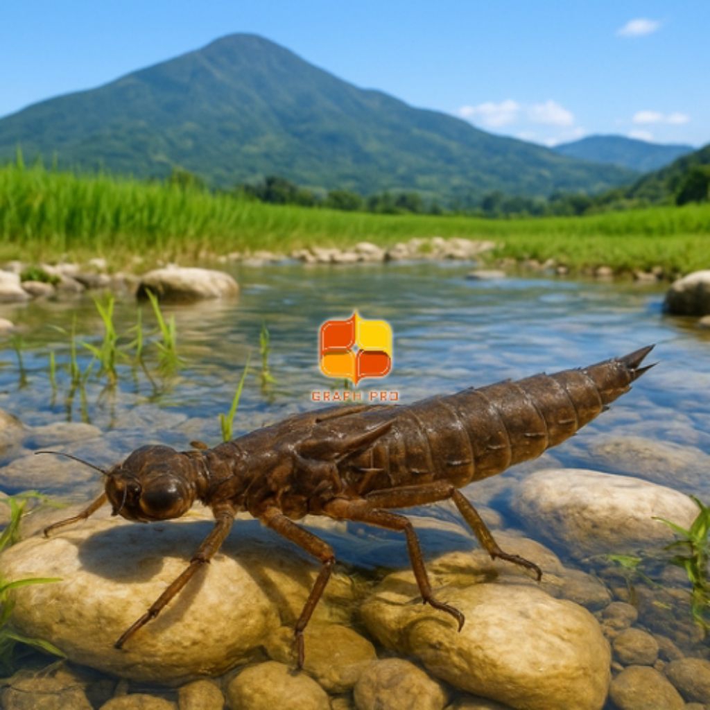 Larva Capung/Kleper/Nimfa/Kini-kini umpan pancing