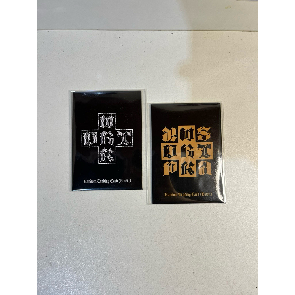 trading card sealed aespa Dirty Work Ver A & Ver B