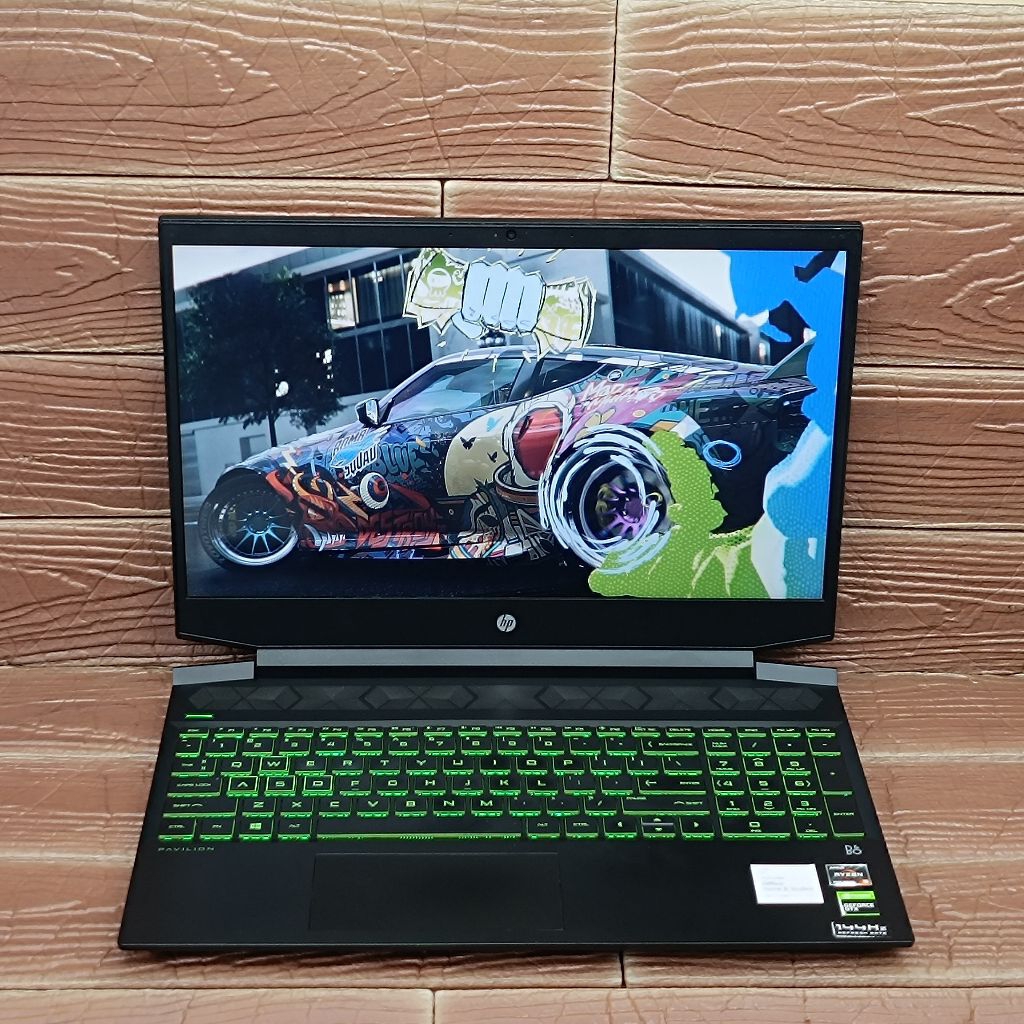 Laptop HP Pavilion Gaming 15-ec2047AX AMD RYZEN 5-5600H RAM 16GB SSD 512GB GTX 1650 144Hz