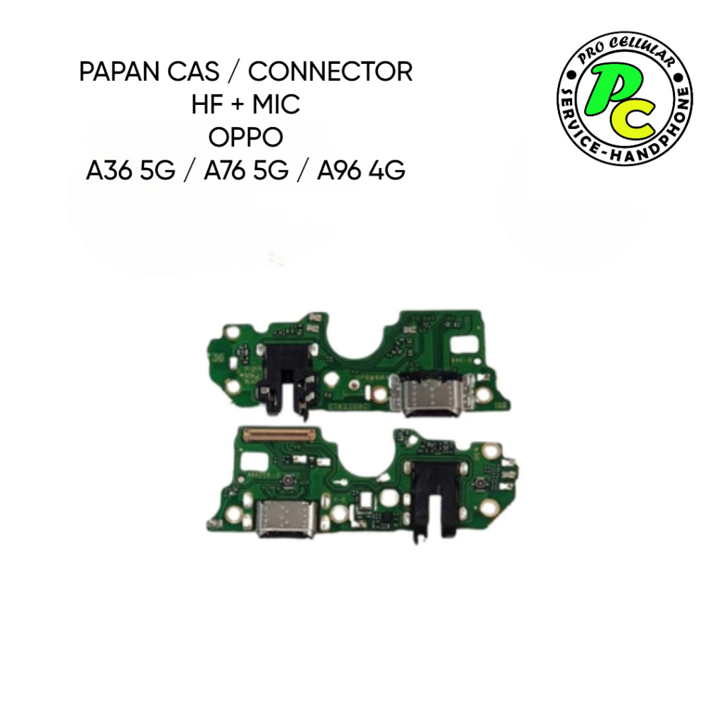 PAPAN CAS FLEXIBLE CON CAS + HF + IC OPPO A36 5G / A76 5G / A96 4G