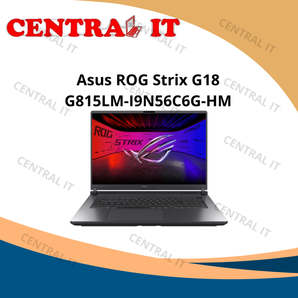 Asus ROG Strix G18 G815LM-I9N56C6G-HM Laptop Gaming Prosesor Intel Core Ultra 9 275HX RAM 32GB SSD 1