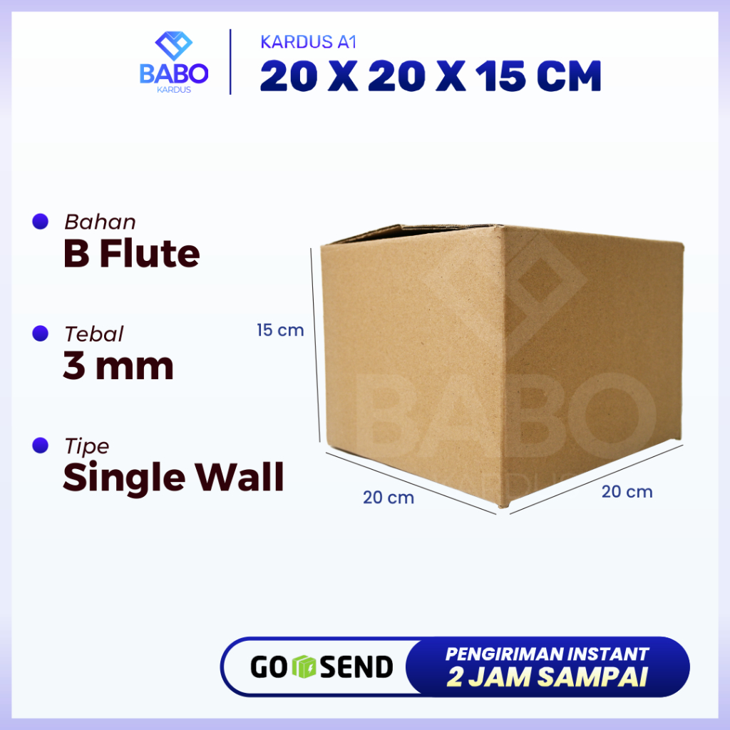 

Kardus Polos Box Karton Murah 20 x 20 x 15 Box Kamera Box Sparepart (Kardus 20 x 20 x 15 cm)