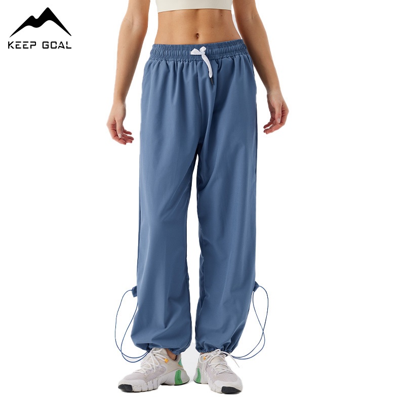 KAMB celana jogging wanita training olahraga longgar