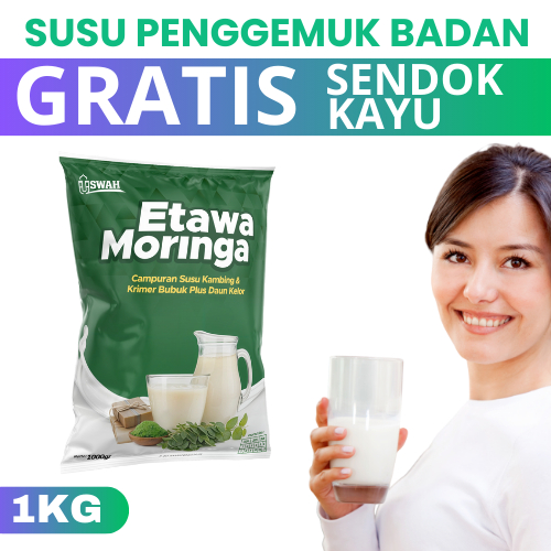 Etawa Moringa - Susu Penggemuk Badan Anak 1 KG Susah Makan – Usia 2–20 Tahun