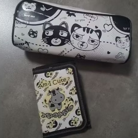 

tempat pensil dompet set alat tulis stationary pencil case sekolah anak