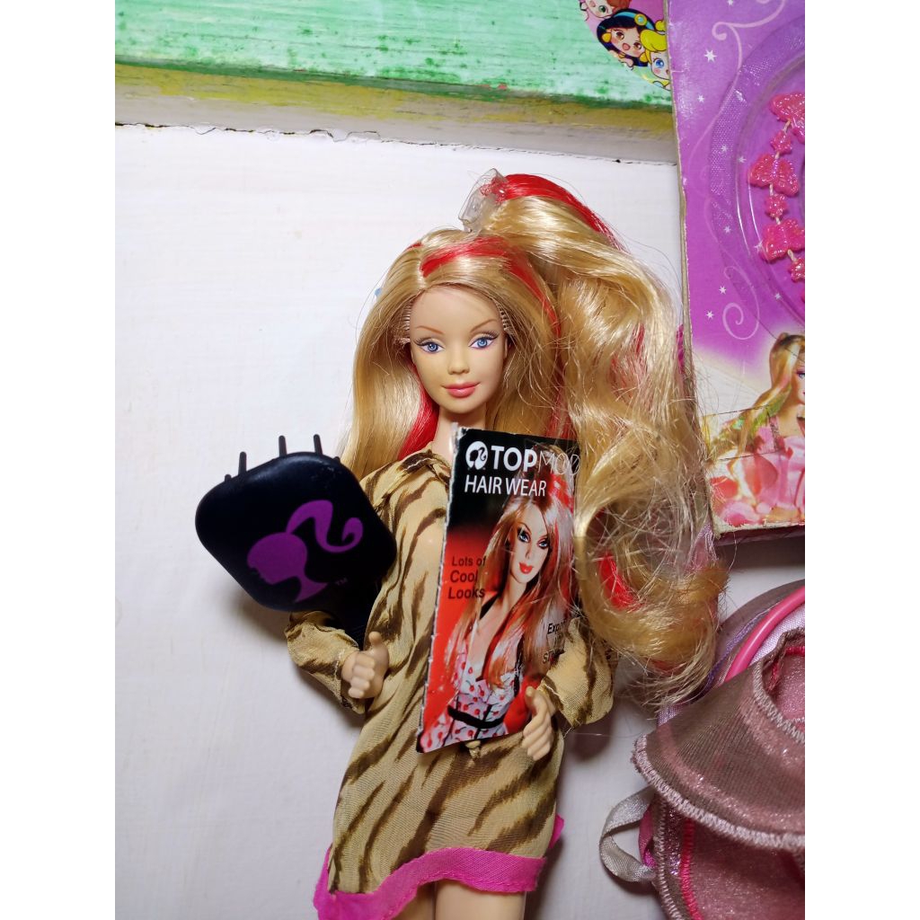 Barbie top model hair wear