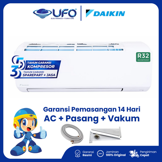 Daikin FTC15YV14 AC Split 1/2 PK – Super Mini Split Standard R‑32