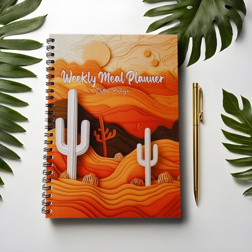Paket Buku Planner -Wekkly Planner -Financial Planner -Weekly Meal -Muslim Ibadah Tracker