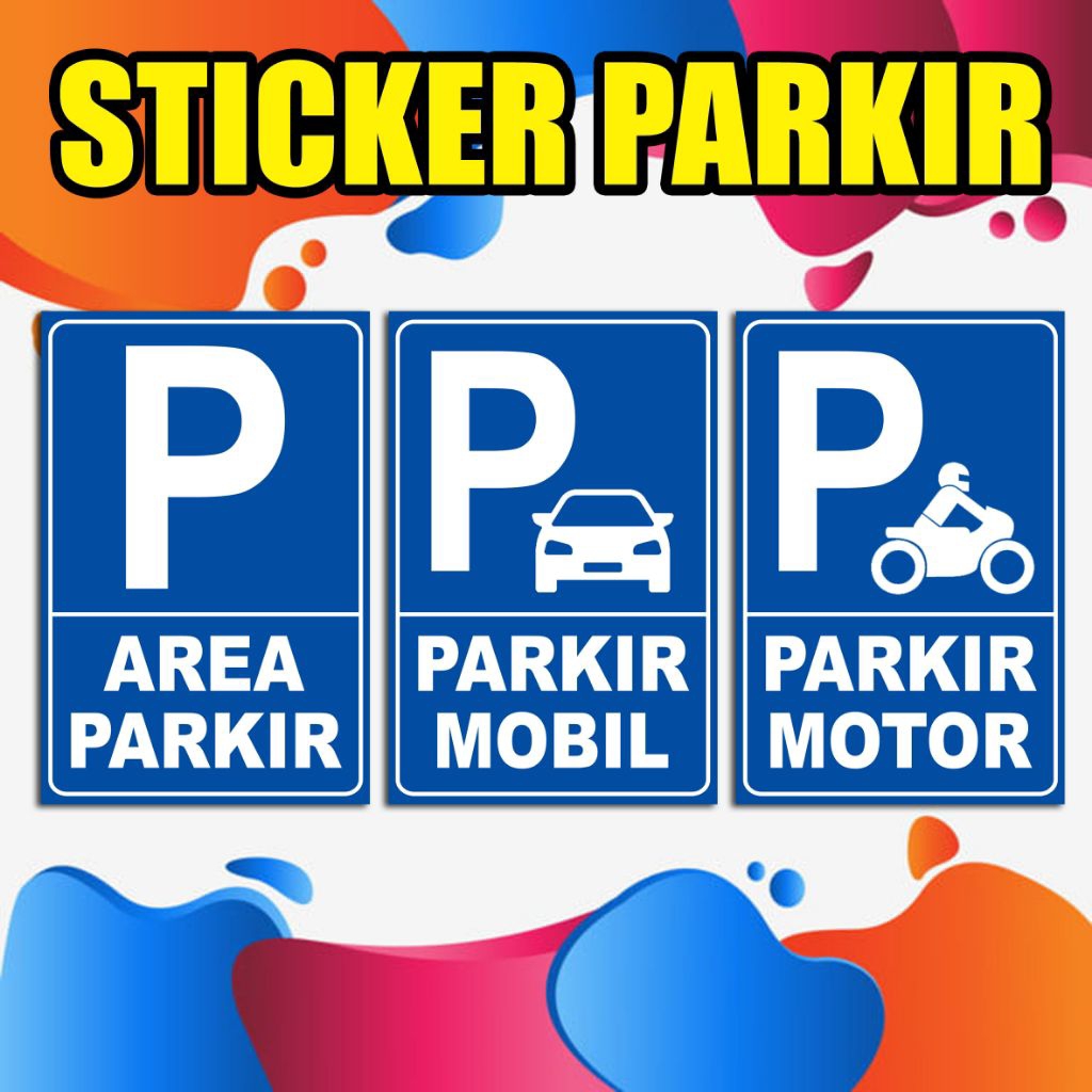 

STIKER PARKIR MOTOR/MOBIL