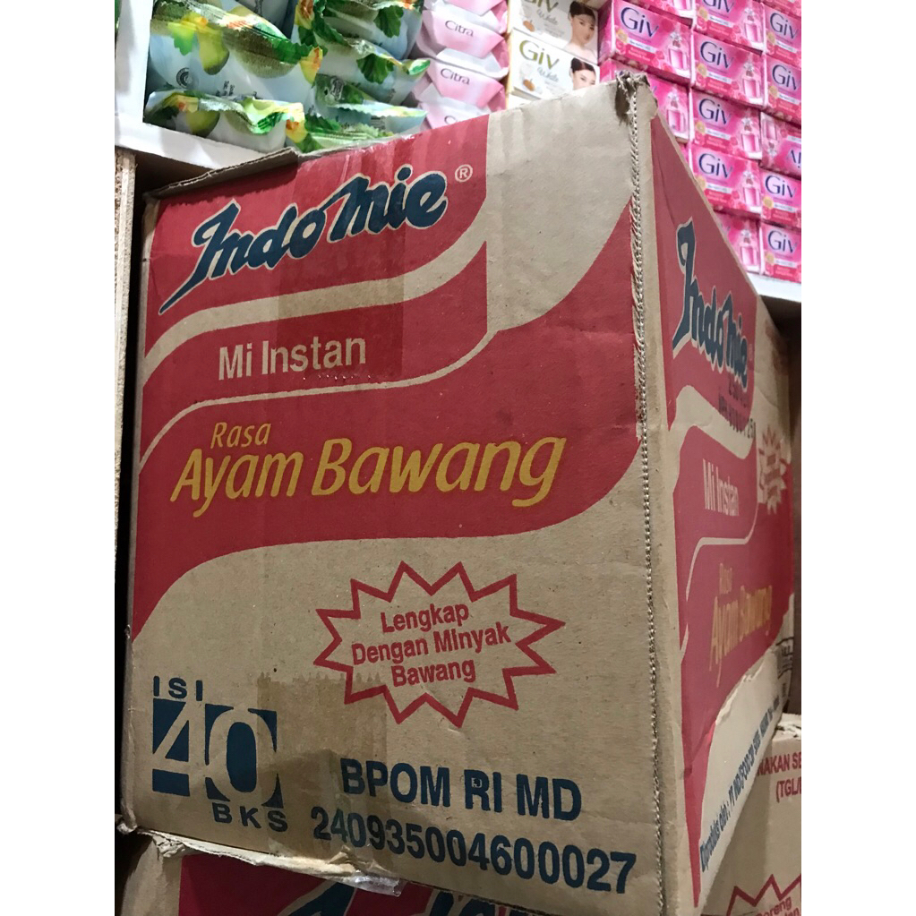 

INDOMIE AYAM BAWANG KARTON ISI 40biji
