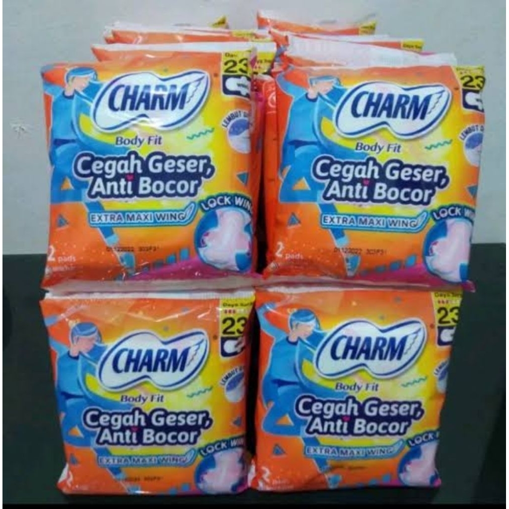Charm Extra Maxi Wing Pembalut Charm Sachet