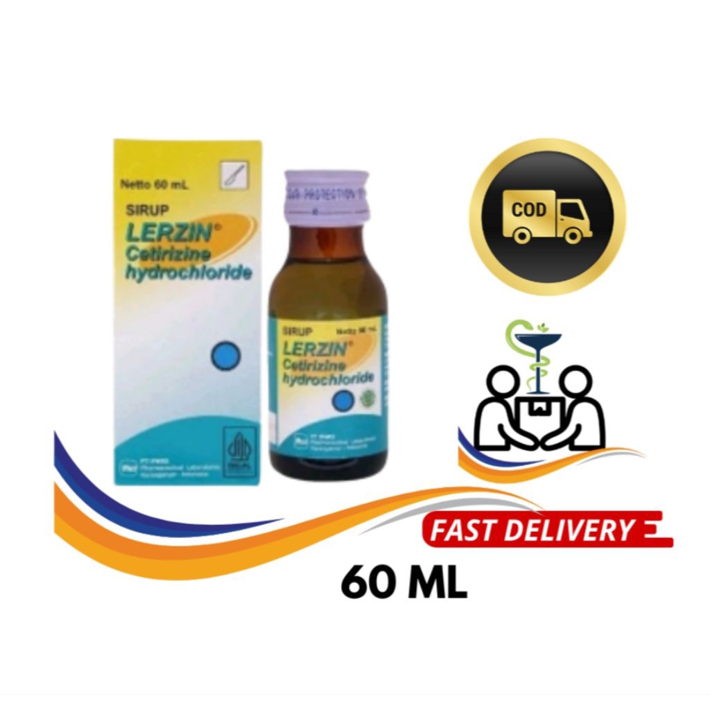 Lerzin sirup 60 ml / atasi alergi gatal dan biduran