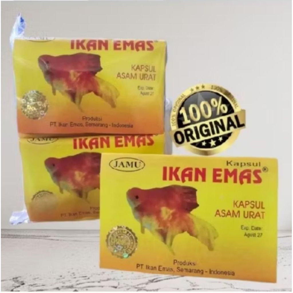 Jamu asam urat cap Ikan Emas