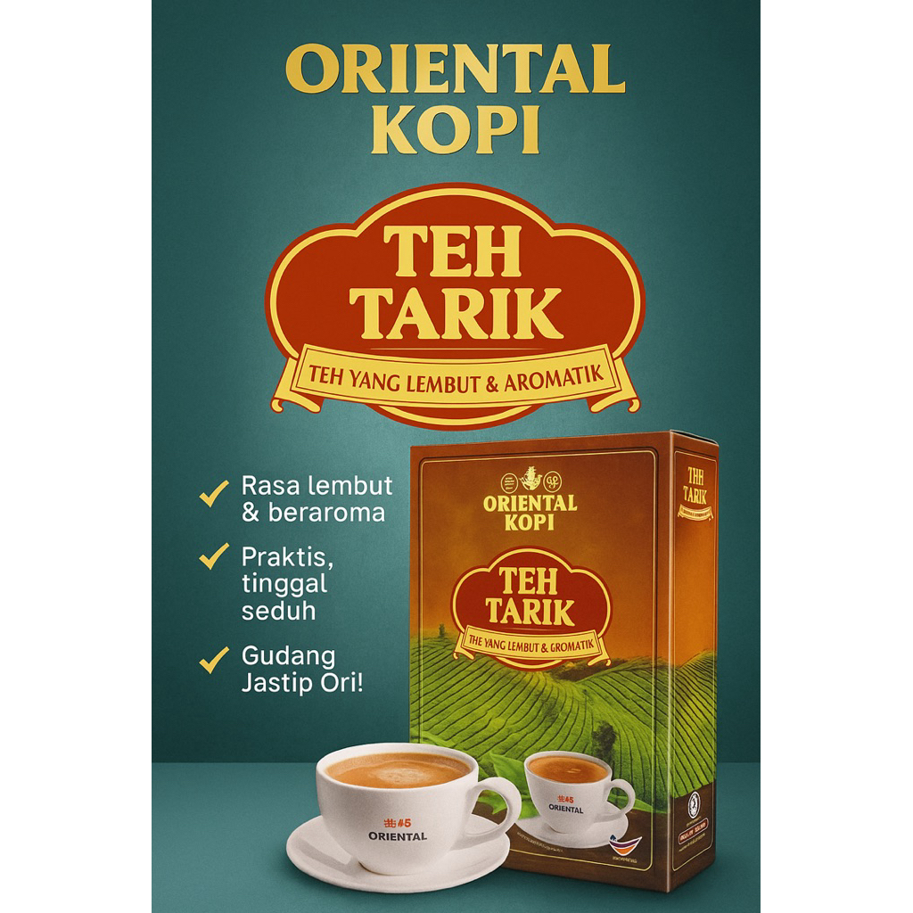 

Teh Tarik Oriental Kopi Asli Malaysia – Rasa Lembut & Beraroma