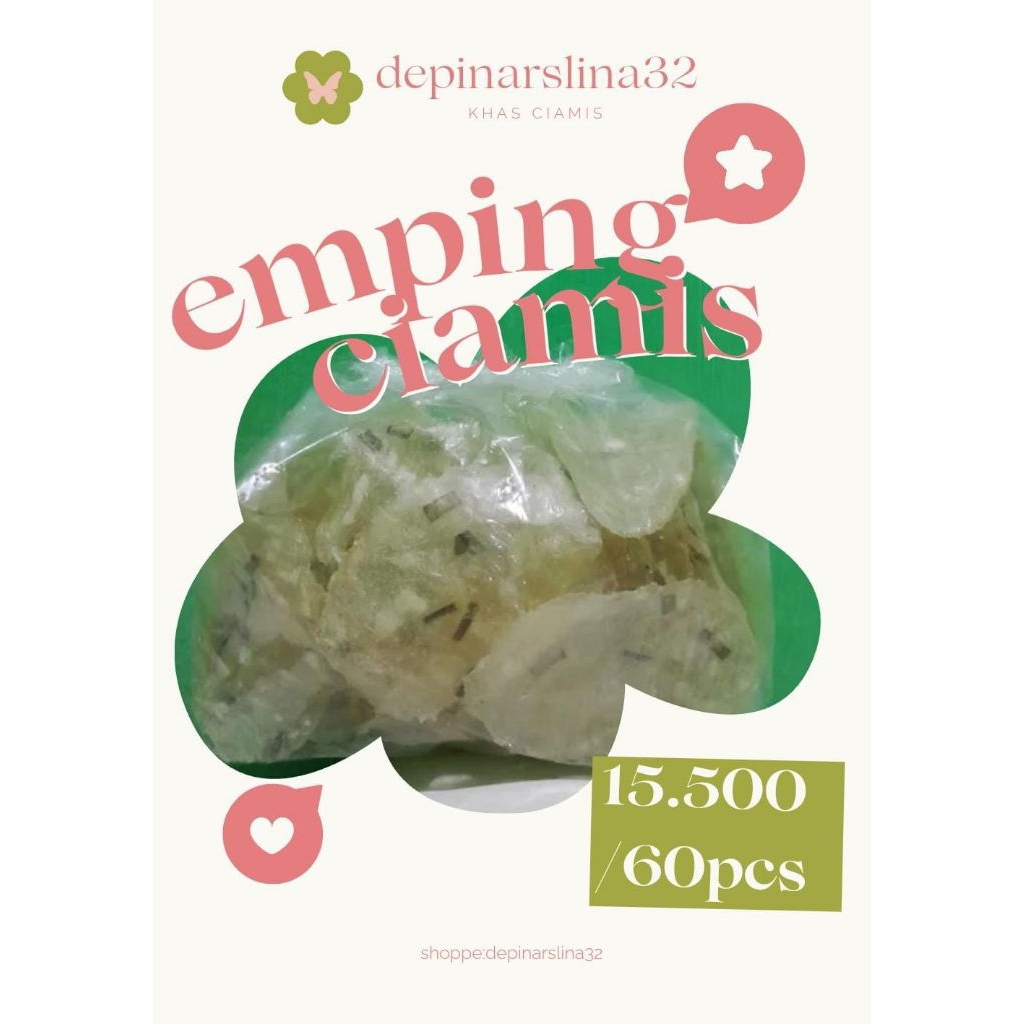 

emping singkong olahan Ciamis 17.500/50pcs