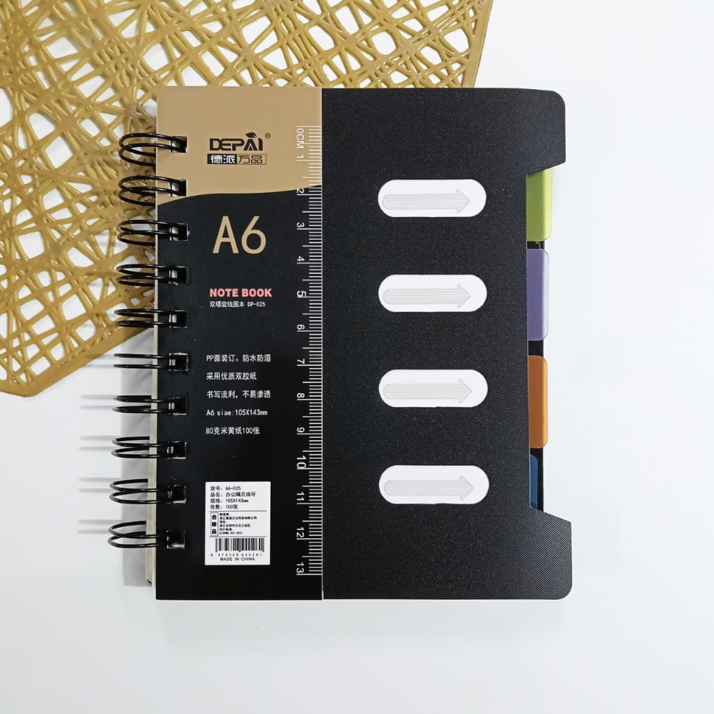 

DEPAI Notebook Spiral A6 DP-025