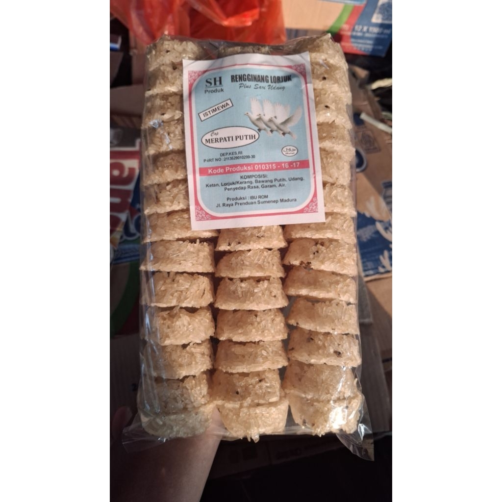 

Rengginang Mentah Lorjuk Khas Madura Gurih Nampol Ketan Asli Isi 40 Pcs Free Bubble Wrap