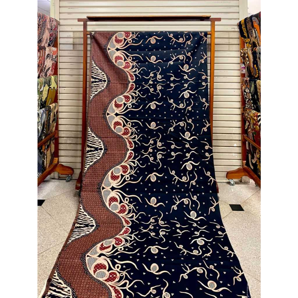 KAIN BATIK SOLO KATUN PRIMA PREMIUM 2,4 METER | BAHAN KAIN BATIK SOLO PREMIUM METERAN